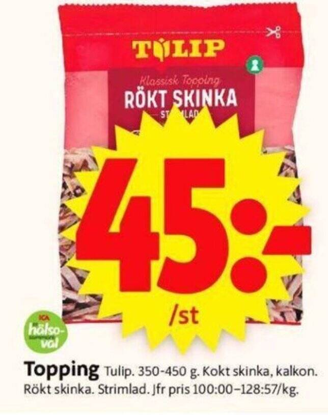 ICA Supermarket Topping Tulip erbjuda