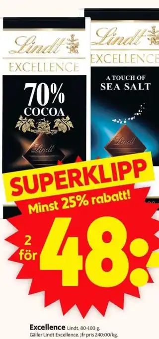 ICA Supermarket Excellence Lindt erbjuda