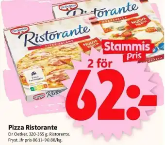 ICA Supermarket Pizza Ristorante Dr Oetker erbjuda