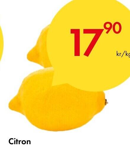 Snabbgross Citron erbjuda