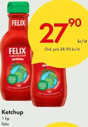 Snabbgross Ketchup 1 kg. Felix erbjuda