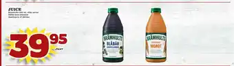 Supergrossen Juice erbjuda