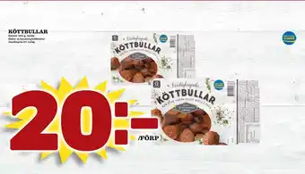 Supergrossen Köttbullar erbjuda