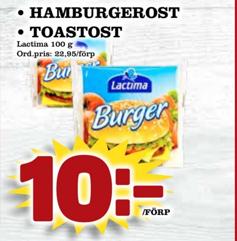 Supergrossen Hamburgerost • toastost erbjuda