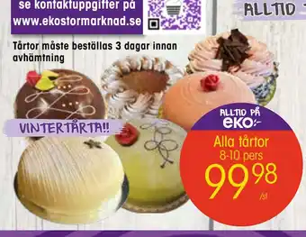 EKO Alla tårtor erbjuda