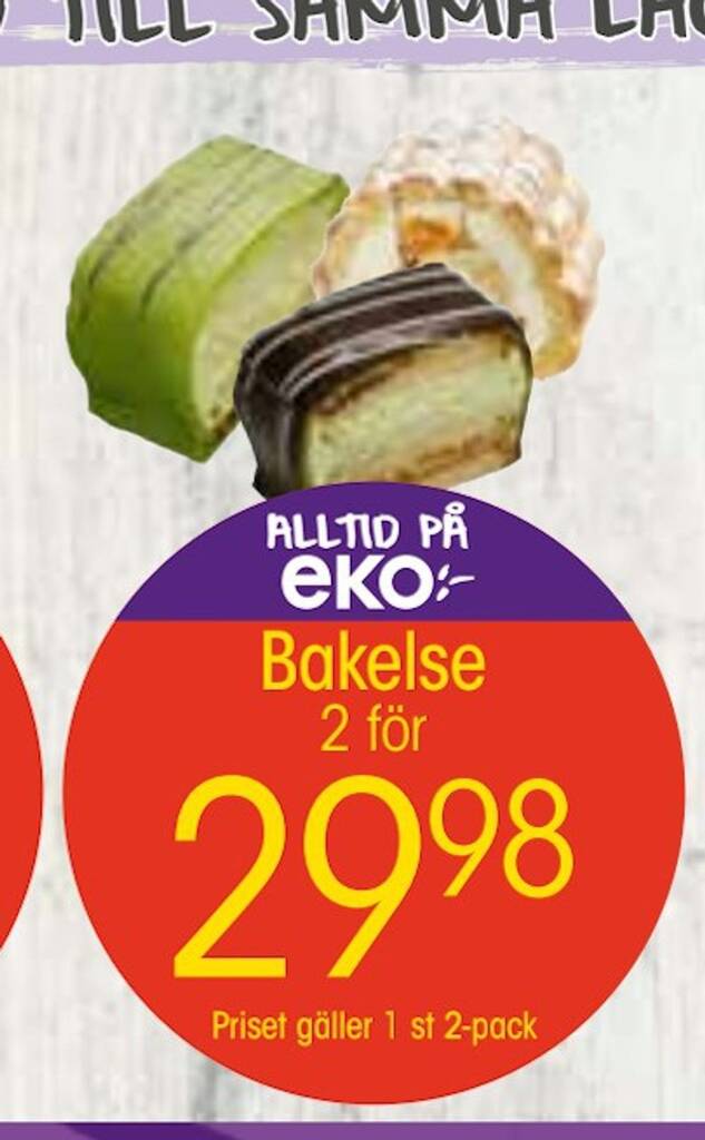 EKO Bakelse erbjuda