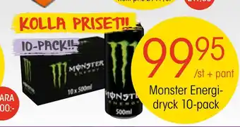 EKO Monster energidryck 10-pack erbjuda