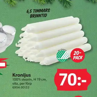 DollarStore Kronljus erbjuda