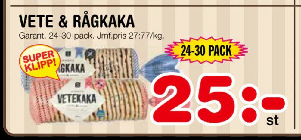 Nya Pulsen Vete & rågkaka erbjuda