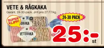 Vete & rågkaka