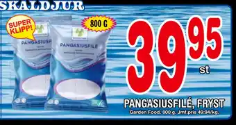 Nya Pulsen Pangasiusfilé, fryst erbjuda