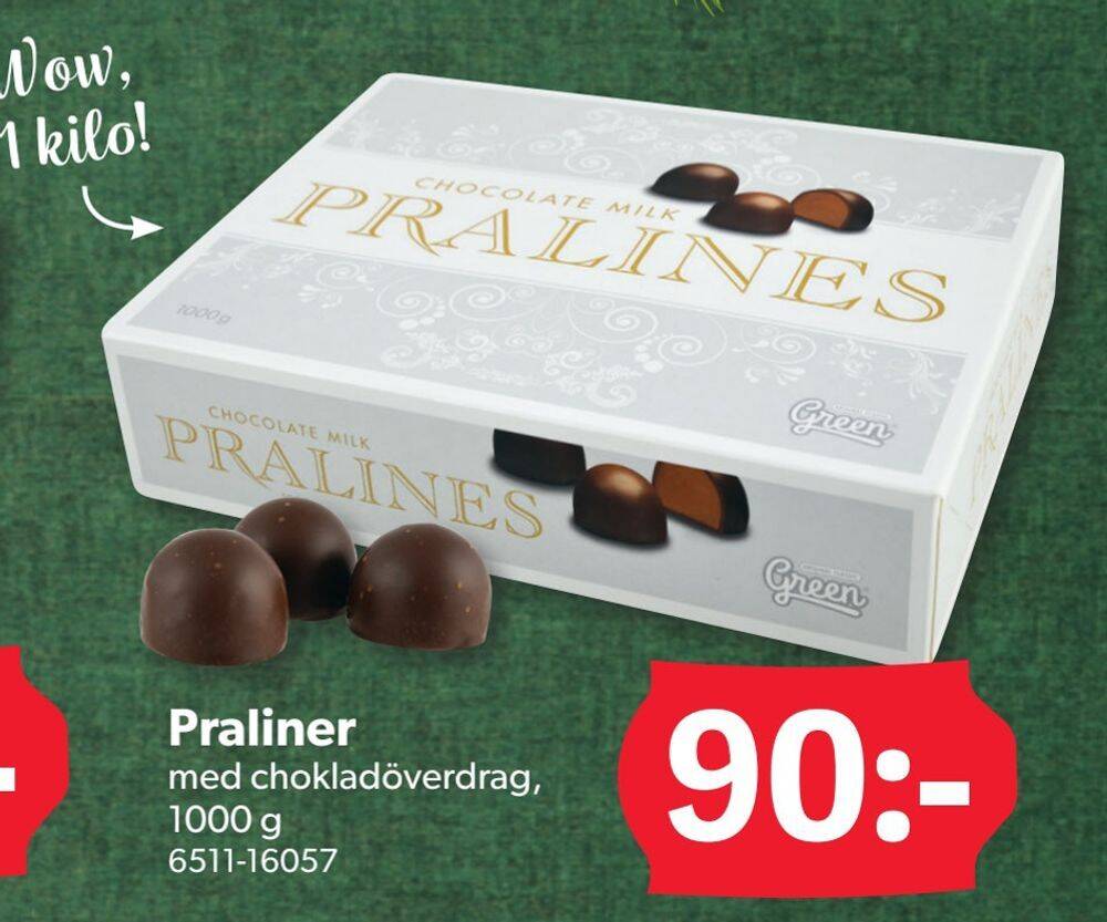 DollarStore Praliner erbjuda