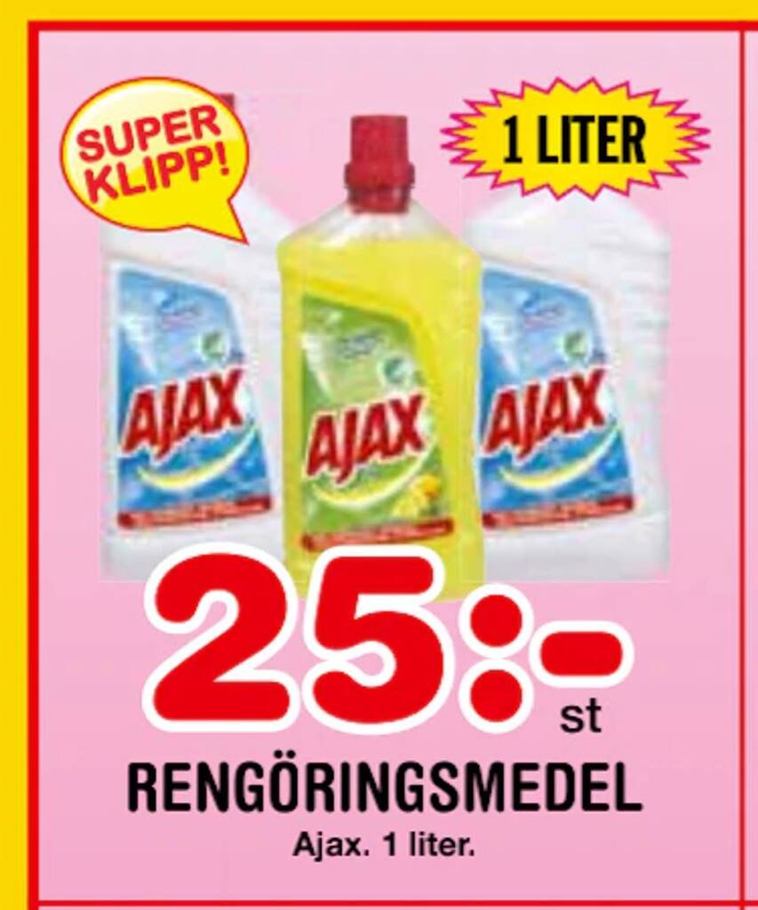 Nya Pulsen Rengöringsmedel erbjuda