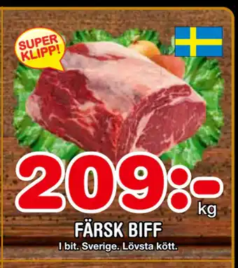 Nya Pulsen Färsk biff erbjuda