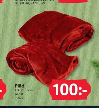 DollarStore Pläd erbjuda