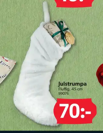 DollarStore Julstrumpa erbjuda