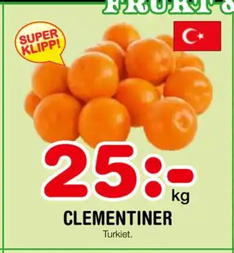 Nya Pulsen Clementiner erbjuda