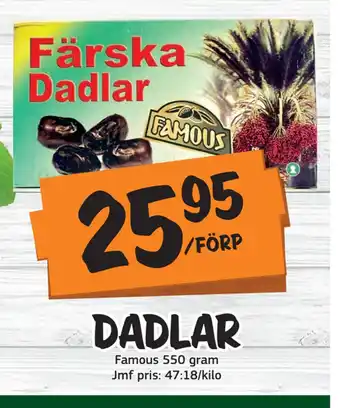 Bazaar Food market Dadlar erbjuda
