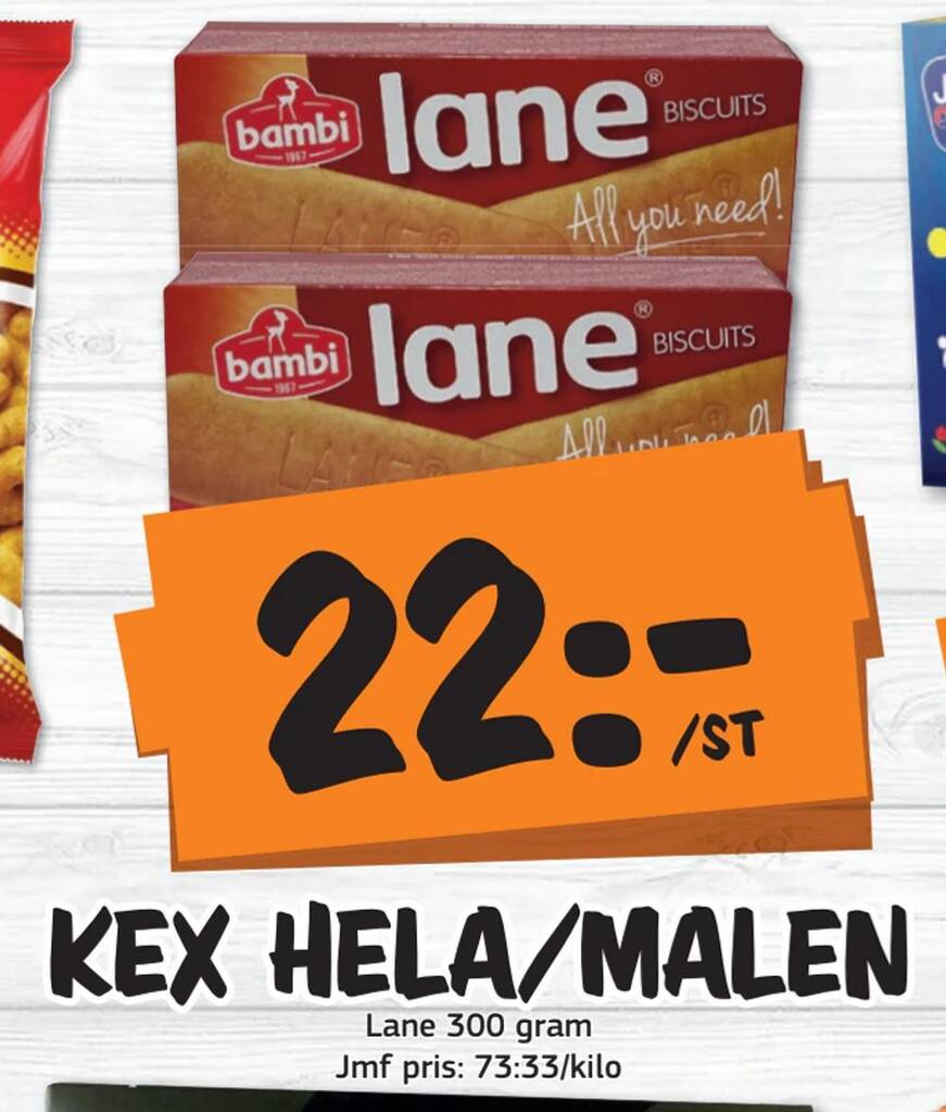 Bazaar Food market Kex hela/malen erbjuda