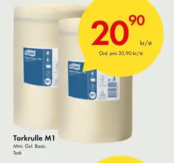 Snabbgross Torkrulle M1 Mini. Gul. Basic. Tork erbjuda