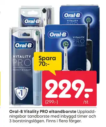 Rusta Oral-B Vitality PRO eltandborste erbjuda