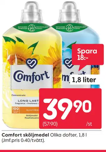Rusta Comfort sköljmedel erbjuda
