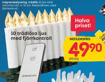 Julgransbelysning, trådlös