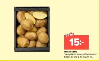 Coop Extra Bakpotatis erbjuda