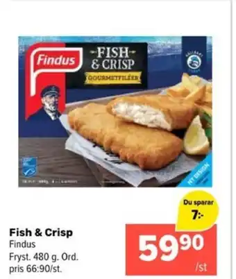 Fish & Crisp Findus