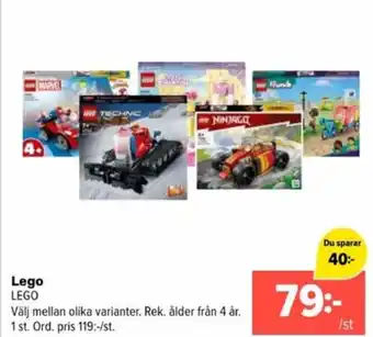 Coop Extra Lego erbjuda