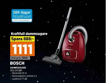 Power Bosch dammsugare erbjuda