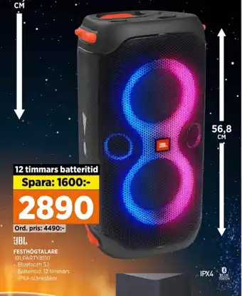 Power Jbl högtalare erbjuda