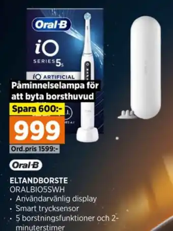 Power Braun oral-b eltandborste erbjuda