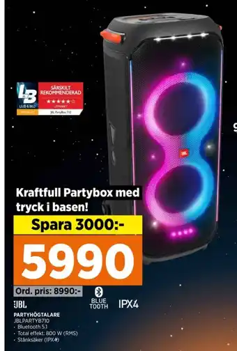 Power Jbl högtalare erbjuda