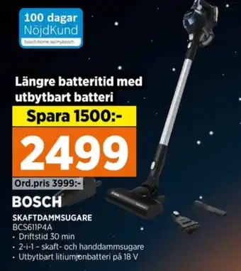 Power Bosch dammsugare erbjuda