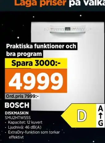 Power Bosch diskmaskin erbjuda