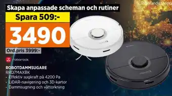 Power Roborock robotdammsugare erbjuda