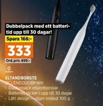 Power Oclean eltandborste erbjuda