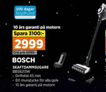 Power Bosch dammsugare erbjuda