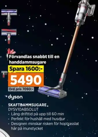 Power Dyson dammsugare erbjuda