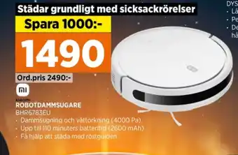 Power Mi robotdammsugare erbjuda