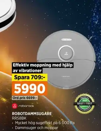 Power Roborock robotdammsugare erbjuda