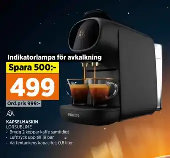 Power L or espressomaskin erbjuda