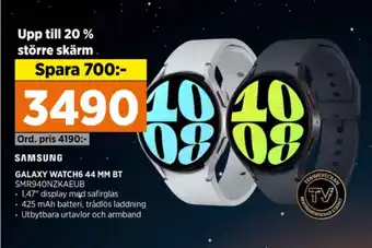 Power Samsung smart watch erbjuda