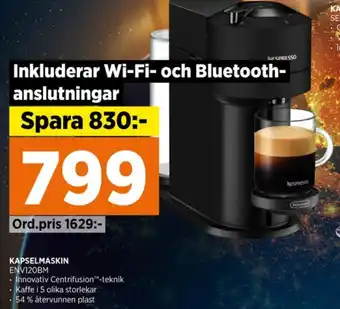 Power Nespresso espressomaskin erbjuda