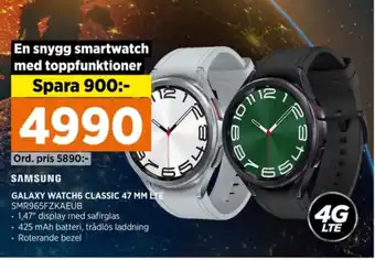 Power Samsung smart watch erbjuda