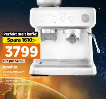 Power Breville espressomaskin erbjuda