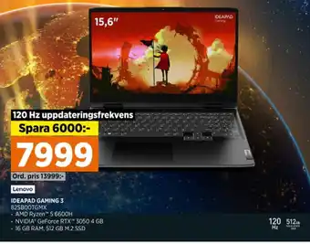 Power Lenovo laptop erbjuda