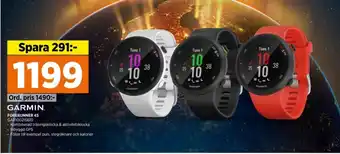 Power Garmin sportsklocka erbjuda
