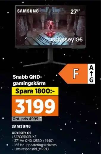 Power Samsung skärm erbjuda